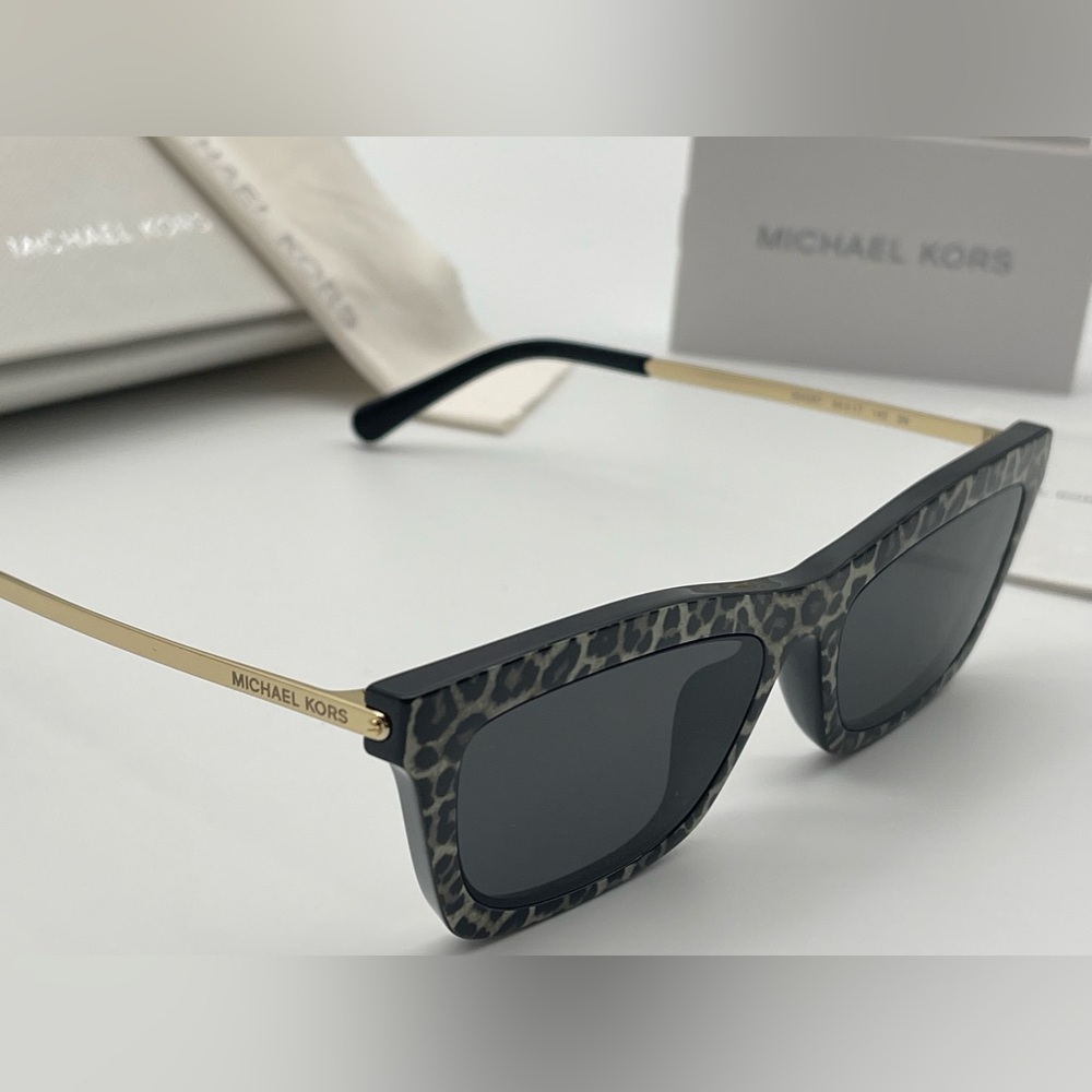 Michael Kors Leopard Print Sunglasses - Picture 6 of 16